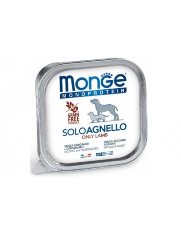 MONGE MONOPROTEICO SOLO AGNELLO 150GR