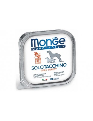 MONGE MONOPROTEICO SOLO TACCHINO 150GR