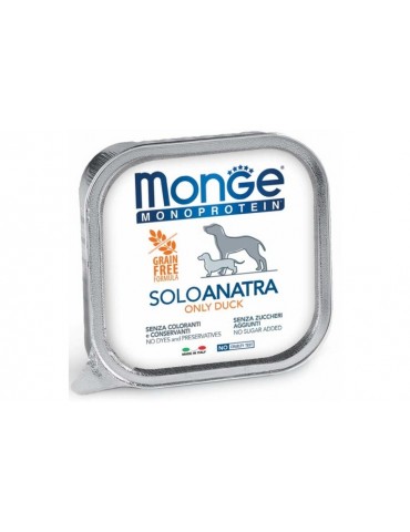 MONGE MONOPROTEICO SOLO ANATRA 150GR