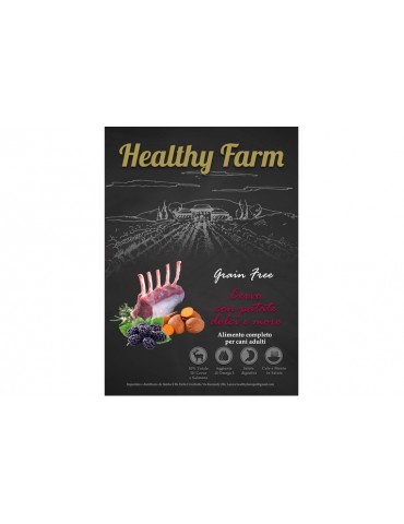 HEALTHY FARM GRAIN FREE ADULT CERVO CON PATATE DOLCI E GELSO 12KG