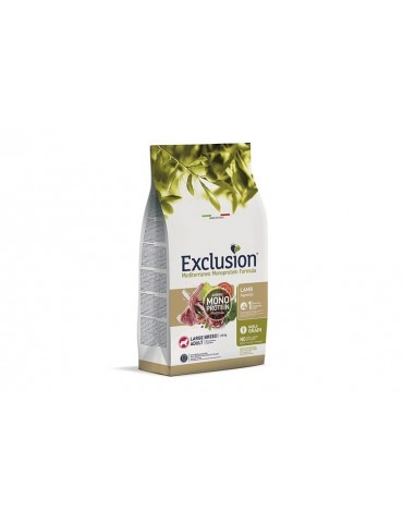 EXCLUSION MONOPROTEIN LARGE ADULT LAMB 12KG
