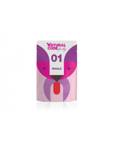 NATURAL CODE DOG P01 ADULT MAIALE 100GR