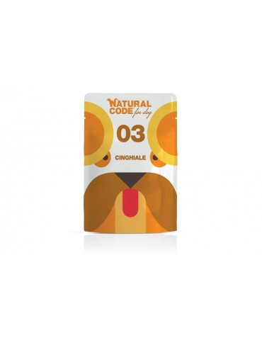 NATURAL CODE DOG P03 ADULT CINGHIALE 100GR