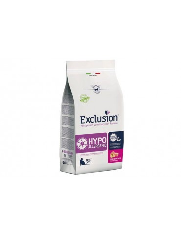 EXCLUSION VET CAT HYPOALLERGENIC MAIALE E PATATE 300GR