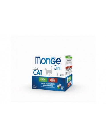 MONGE CAT GRILL MPK MIX ADULT 12x85g